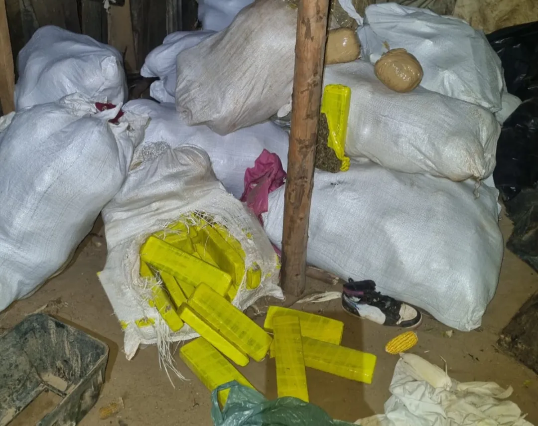 Allanan vivienda en Capitán Bado y hallan una tonelada de supuesta marihuana