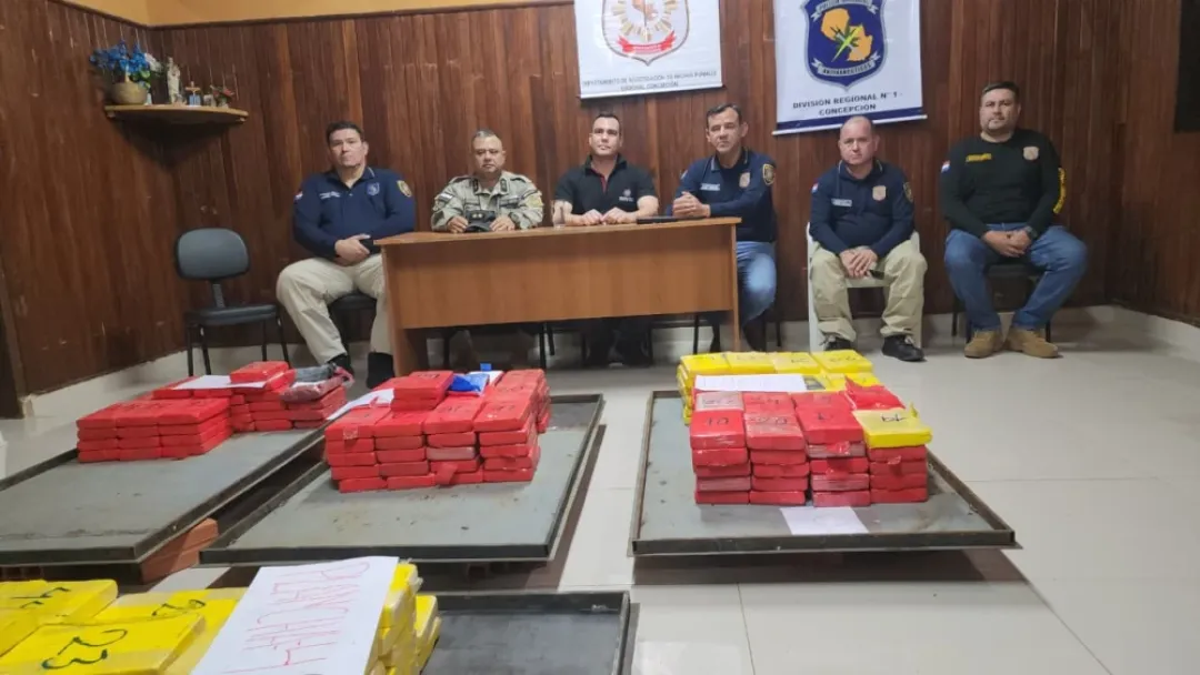 Golpe al narcotráfico: incautan 285 kilos de cocaína en Concepción